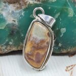 Imperial Jasper 1.25" 925 Sterling Silver Pendant (REXT22-114)