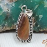 Imperial Jasper 1" 925 Sterling Silver Pendant (REXT22-115)