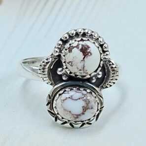 Wild Horse Jasper 925 Sterling Silver Ring (REXT133-1)