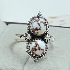 Wild Horse Jasper 925 Sterling Silver Ring (REXT133-19)