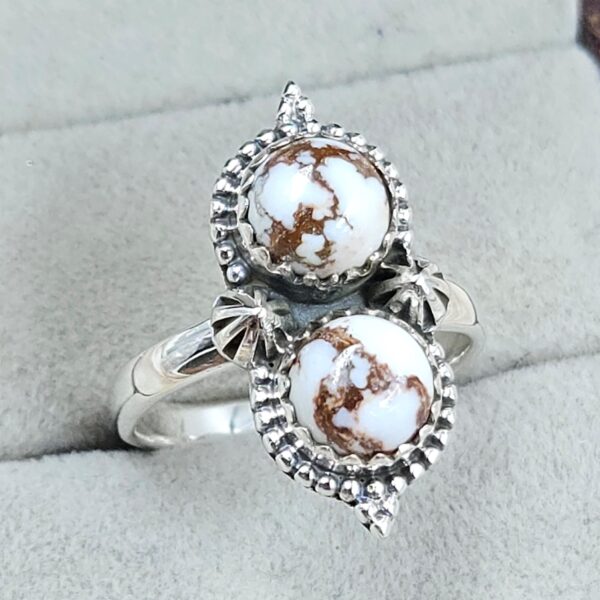 Wild Horse Jasper 925 Sterling Silver Ring (REXT133-19) - Image 2