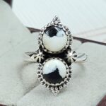 White Buffalo Turquoise 925 Sterling Silver Ring (REXT133-21)