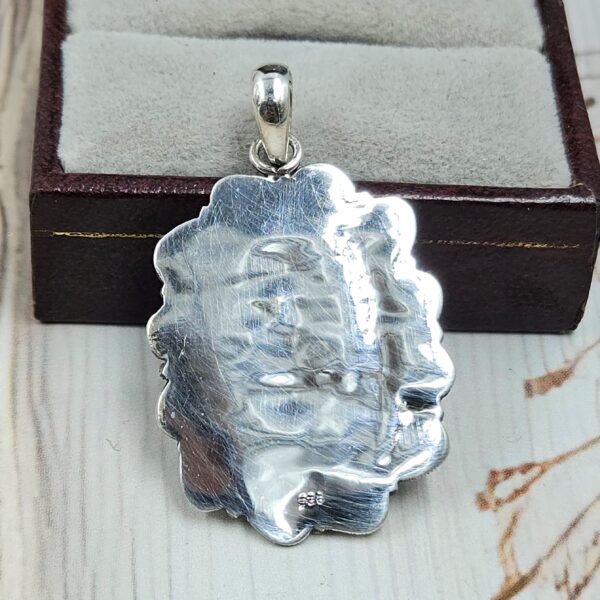 Fordite 925 Sterling Silver Pendant (REXT53-128) - Image 2