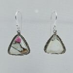 Cotton Candy Turquoise 1.5" 925 Sterling Silver Earring (REXT128-46)