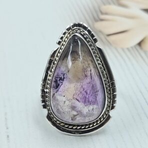 Ametrine Size US 9 925 Sterling Silver Ring (REXT29-293)