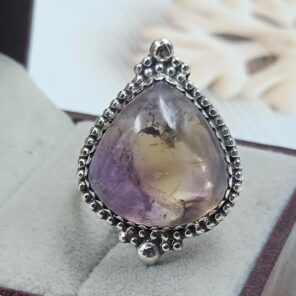 Ametrine Size US 10 925 Sterling Silver Ring (REXT29-296)