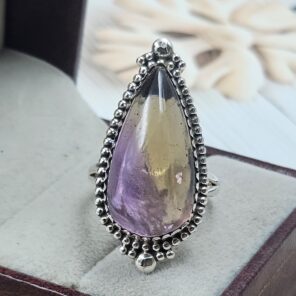Ametrine Size US 9 925 Sterling Silver Ring (REXT29-298)