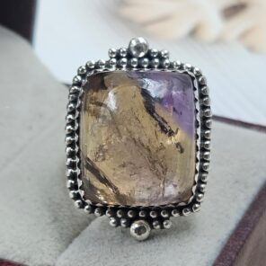 Ametrine Size US 9 925 Sterling Silver Ring (REXT29-301)