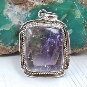 Ametrine 1.25" 925 Sterling Silver Pendant (REXT29-333)