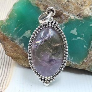 Ametrine 1.5" 925 Sterling Silver Pendant (REXT29-345)