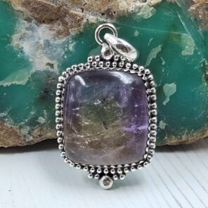 Ametrine 1.5" 925 Sterling Silver Pendant (REXT29-347)