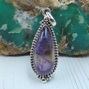 Ametrine 1.25" 925 Sterling Silver Pendant (REXT29-349)