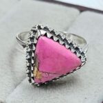 Cotton Candy Turquoise Size US 6 925 Sterling Silver Ring (REXT121-90)