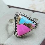 Cotton Candy Turquoise Size US 9 925 Sterling Silver Ring (REXT121-117)