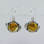 Honey Dahlia 1.25" 925 Sterling Silver Earring (REXT29-363)