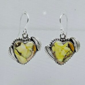 Honey Dahlia 1.25" 925 Sterling Silver Earring (REXT29-377)