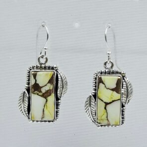 Honey Dahlia 1.25" 925 Sterling Silver Earring (REXT29-378