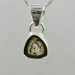 Watermelon Tourmaline 1" 925 Sterling Silver Pendant (RS17-560)
