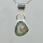 Watermelon Tourmaline 1" 925 Sterling Silver Pendant (RS17-573)