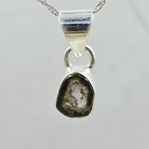 Watermelon Tourmaline 1" 925 Sterling Silver Pendant (RS17-571)