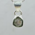 Watermelon Tourmaline 1" 925 Sterling Silver Pendant (RS17-567)