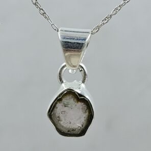 Watermelon Tourmaline 1" 925 Sterling Silver Pendant (RS17-564)