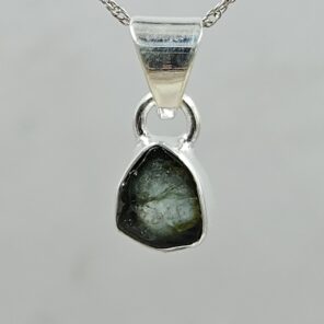 Watermelon Tourmaline 1" 925 Sterling Silver Pendant (RS17-562)
