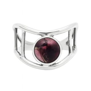 Red Rose Dahlia 925 Sterling Silver Ring (REXT127-2)