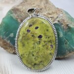 Atlantisite 2" 925 Sterling Silver XL Pendant (RS1-70)