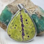 Atlantisite 2" 925 Sterling Silver XL Pendant (RS1-69)