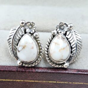 Wild Horse Jasper 925 Sterling Silver Stud Earring (REXT142-8)
