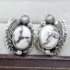 Wild Horse Jasper 925 Sterling Silver Stud Earing (REXT141-52)