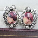 Red Rose Dahlia 925 Sterling Silver Stud Earing (REXT141-50)