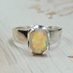 Ethiopian Opal 925 Sterling Silver Ring (RS4-228)