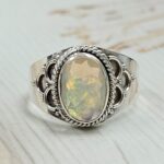 Ethiopian Opal 925 Sterling Silver Ring (RS4-229)