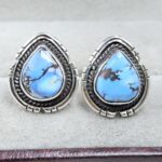 Golden Hills Turquoise 925 Sterling Silver Stud Earring (RS16-218)