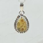 Plum Root Agate 1" 925 Sterling Silver Pendant (RS17-605)