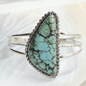 Hubei Turquoise 925 Sterling Silver Bracelet (RS32-159)