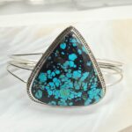Hubei Turquoise 925 Sterling Silver Bracelet (RS32-162)