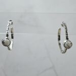 Wild Horse Jasper 925 Sterling Silver Hoop Earring (REXT136-45)