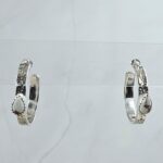 Wild Horse Jasper 925 Sterling Silver Hoop Earrings (REXT137-62)