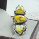 Honey Dahlia Size US 7 925 Sterling Silver Ring (RS71-145)