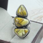 Honey Dahlia Size US 8 925 Sterling Silver Ring (RS71-154)