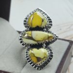 Honey Dahlia Size US 10 925 Sterling Silver Ring (RS71-164)