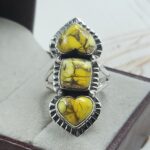 Honey Dahlia Size US 8 925 Sterling Silver Ring (RS71-157)