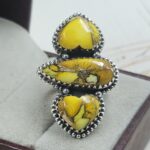 Honey Dahlia Size US 7 925 Sterling Silver Ring (RS71-153)