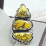 Honey Dahlia Size US 9 925 Sterling Silver Ring (RS71-158)