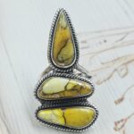Honey Dahlia Size US 9 925 Sterling Silver Ring (RS71-159)