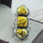 Honey Dahlia Size US 7 925 Sterling Silver Ring (RS71-151)