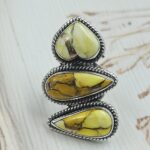 Honey Dahlia Size US 7 925 Sterling Silver Ring (RS71-146)